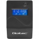 Qoltec Monolith uninterruptible power supply (UPS) Double-conversion (Online) 0.45 kVA 240 W 2 AC outlet(s)