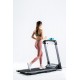 Electric treadmill, home OVICX Q2S PLUS bluetooth&app, 1-14km (black)