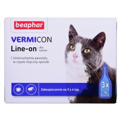 Beaphar parasite drops for cats - 3x 1ml