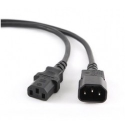 Gembird PC-189 power cable Black C14 coupler