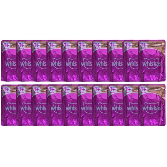 WHISKAS Poultry Feasts in Jelly - wet cat food - 80x85 g