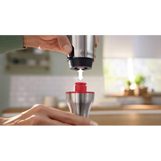 Bosch Serie 6 MSM6M820 blender Immersion blender 1200 W Black, Stainless steel