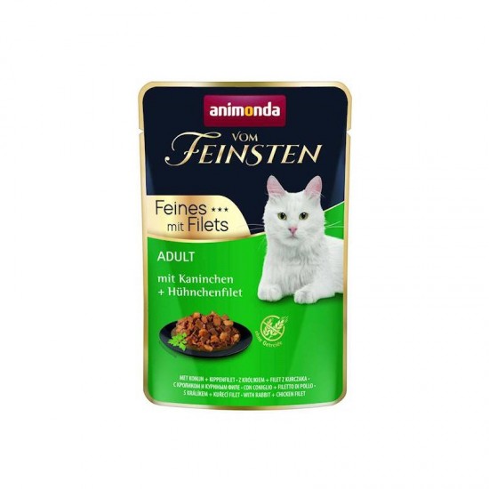 ANIMONDA vom Feinsten Rabbit - wet cat food - 85 g