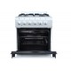 Ravanson KWGE-K50N cooker Freestanding cooker Gas White A