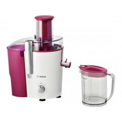 Bosch MES25C0 juice maker Centrifugal juicer 700 W Cherry (fruit), Transparent, White