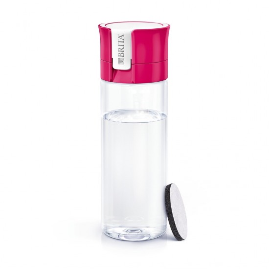 Filter Bottle Brita Fill&Go + 4 pc(s) filter cartridges (0,6l; pink)