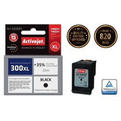 Activejet Ink Cartridge AH-300BRX (HP 300XL CC641EE compatible; Premium; 20 ml; black)