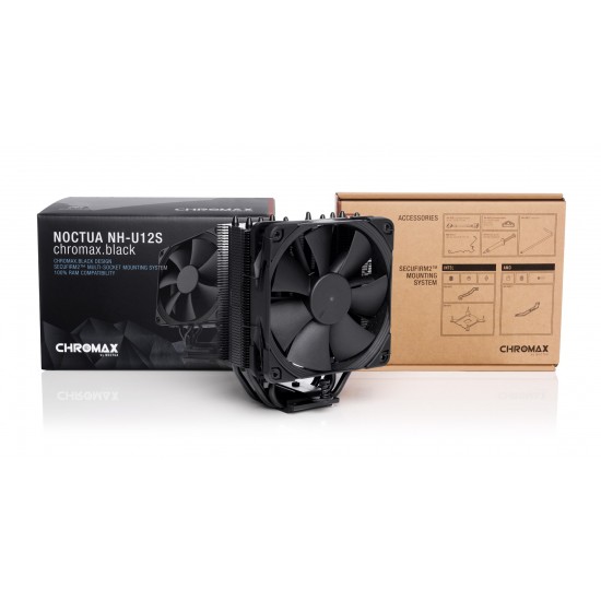 Noctua NH-U12S chromax.black Processor Cooler 12 cm