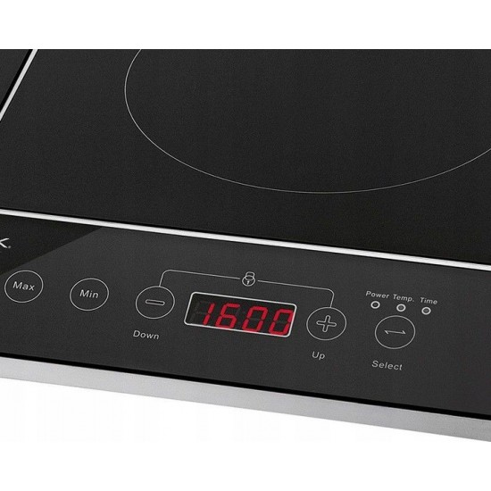 PROFI COOK PC-DKI 1067 induction cooker, 3500W, 2 cooking zones, black