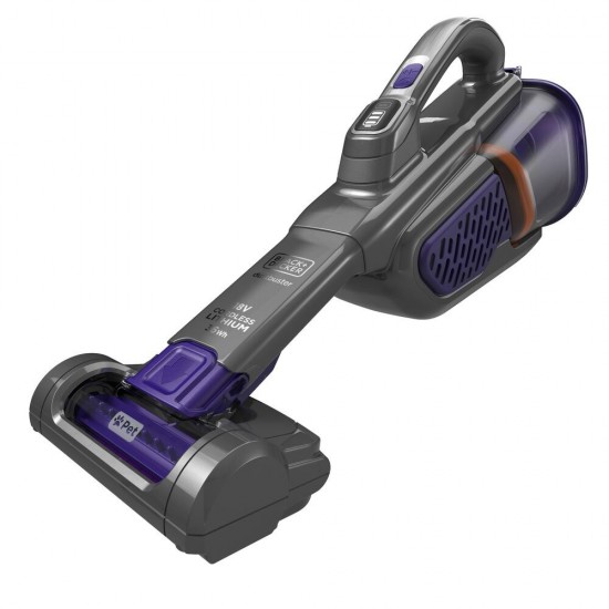 Black & Decker BHHV520BFP handheld vacuum Black, Violet Bagless