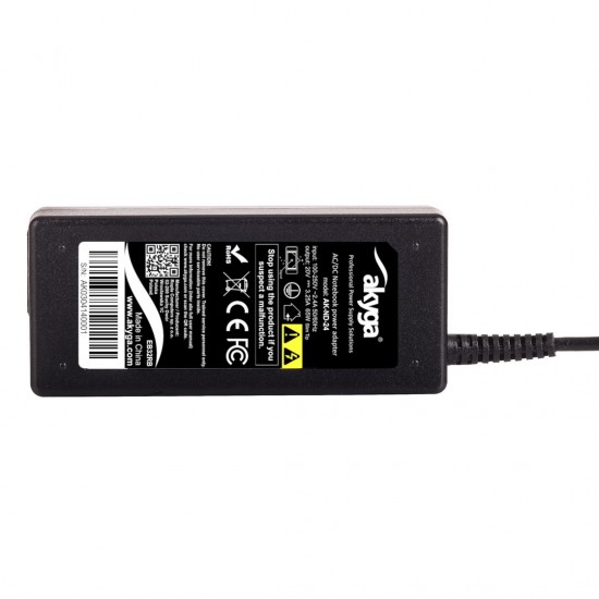 Akyga AK-ND-24 power adapter/inverter Indoor 65 W Black