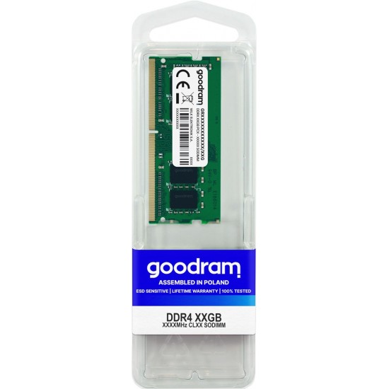 Goodram GR3200S464L22S/8G memory module 8 GB 1 x 8 GB DDR4 3200 MHz