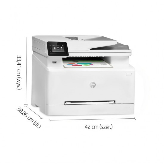 HP Color LaserJet Pro MFP M282nw, Print, Copy, Scan, Front-facing USB printing; Scan to email; 50-sheet uncurled ADF