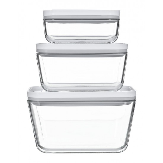 Set of 3 Glass Containers Zwilling Fresh & Save