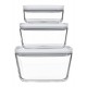 Set of 3 Glass Containers Zwilling Fresh & Save