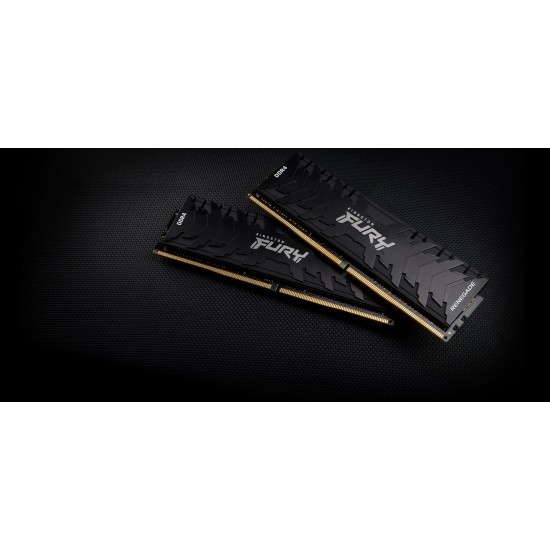 Kingston Technology FURY 16GB 3600MT/s DDR4 CL16 DIMM (Kit of 2) Renegade Black