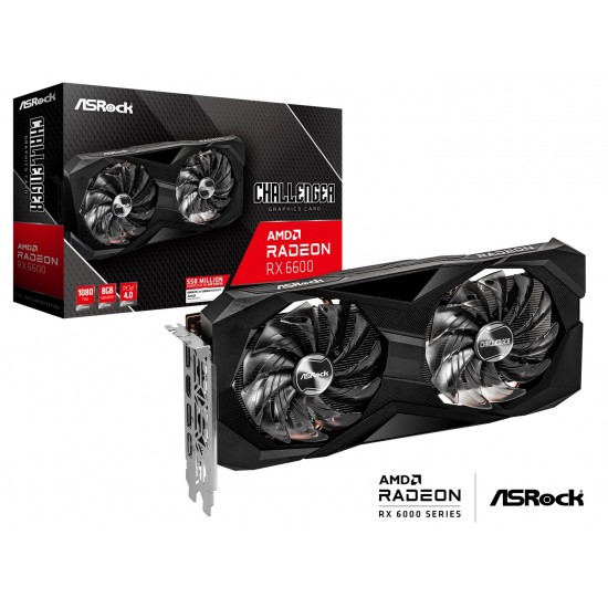 Asrock Challenger RX6600 CLD 8G AMD Radeon RX 6600 8 GB GDDR6