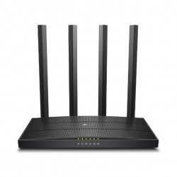 TP-Link Archer C6U wireless router Gigabit Ethernet Dual-band (2.4 GHz / 5 GHz) Black