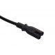 SAVIO Power cable 2pin (M) 3m CL-105 Black