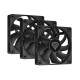 NATEC Oxal 120 Computer case Fan 12 cm Black 3 pc(s)