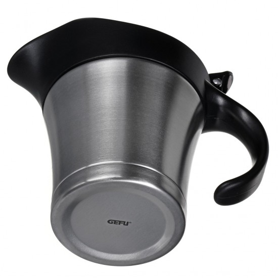 GEFU TREAT Jug 0.5 L Black, Stainless steel