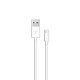 Savio USB – USB type C cable 5A, 1m CL-126 White