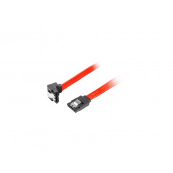 Lanberg CA-SASA-13CC-0030-R SATA cable 0.3 m SATA 7-pin Red