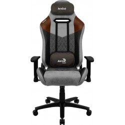 Aerocool DUKE AeroSuede Universal gaming chair Black, Brown, Grey