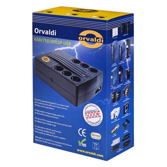 ORVALDI 650SP LINE-INTERACTIVE UPS