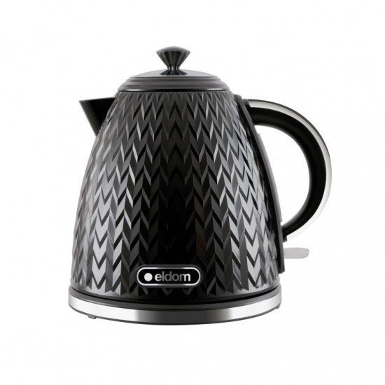 ELDOM NELA kettle, 1.7 l capacity, 2000 W power, black