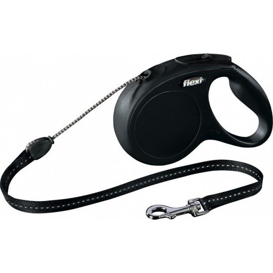 Flexi New CLASSIC 5 m Black Dog Retractable lead