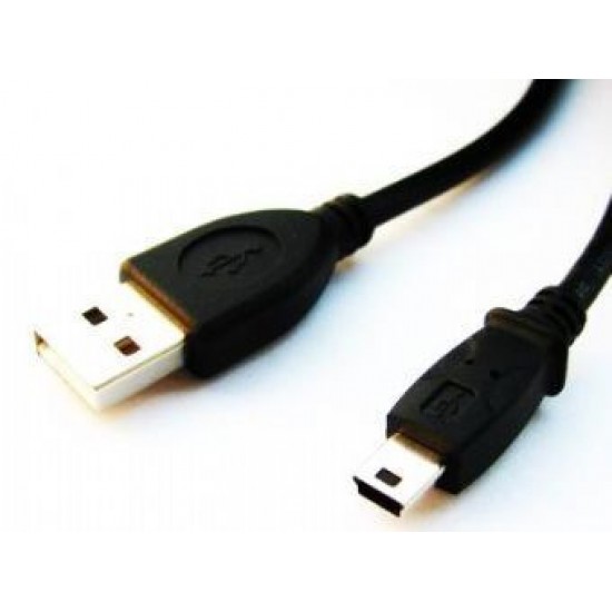 Gembird 1.8m USB 2.0 A/mini-USB M USB cable USB A Mini-USB B Black