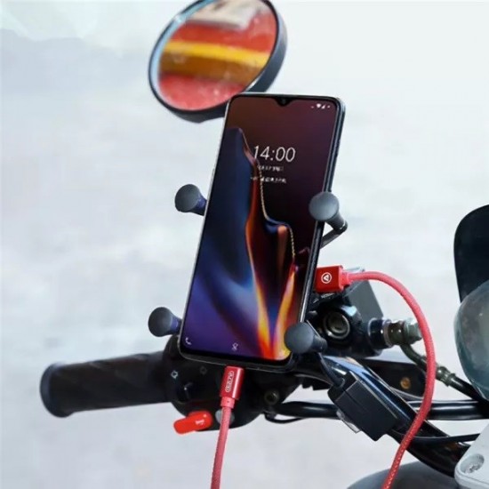 MOTORBIKE PHONE HOLDER FREEDCONN MC7W WITH INDUCTIVE CHARGER