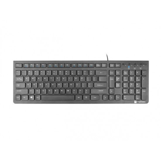 NATEC Discus 2 keyboard USB USB US Slim