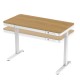 Tuckano Electric height adjustable desk ET119W-C white/oak