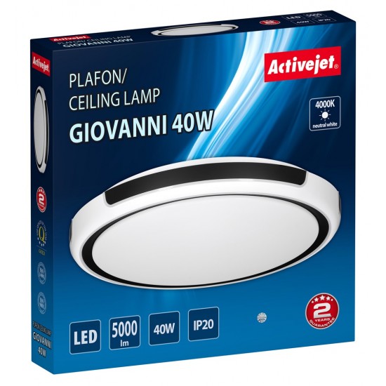 Activejet LED ceiling light AJE-GIOVANNI 40W