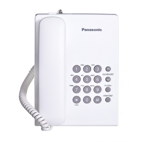 Panasonic KX-TS500PDW telephone Analog telephone White