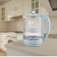 Maestro MR-052-BLUE Electric glass kettle, blue 1.7 L