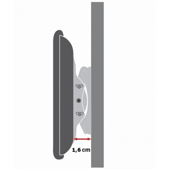 Techly Wall Mount for LED LCD TV 42-80 Ultra Slim Fixed H600mm