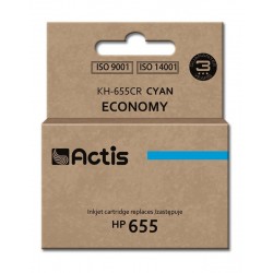 Actis KH-655CR ink (replacement for HP 655 CZ110AE; Standard; 12 ml; cyan)