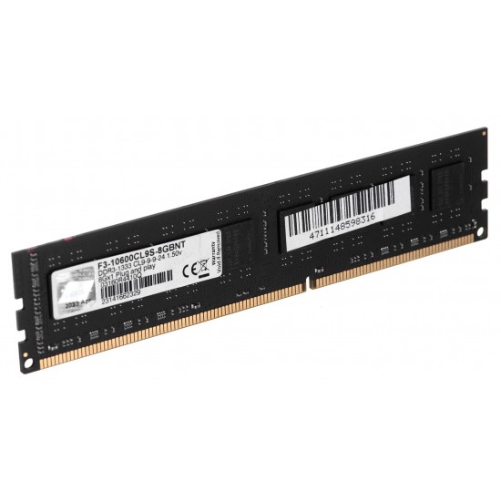 G.Skill PC3-10600 8GB memory module 1 x 8 GB DDR3 1333 MHz