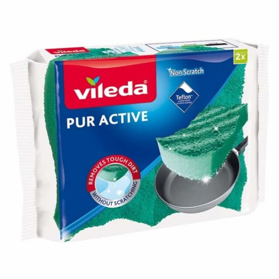 Sponge Scourer Vileda Pur Active 2 pc(s)