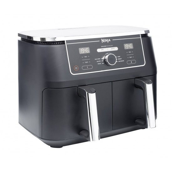 Ninja AF400EU fryer Double 9.5 L Stand-alone 2470 W Hot air fryer Black