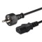 SAVIO 1.8 m Schuko (M) power cable – IEC C13 1.8m CL-138