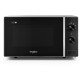 Whirlpool MWP 101 SB microwave Countertop Solo microwave 20 L 700 W Black, Silver