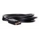 Savio CL-137 DisplayPort cable 3 m Black