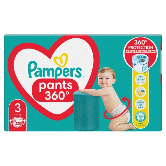 Pampers Pants Boy/Girl 3 128 pc(s)