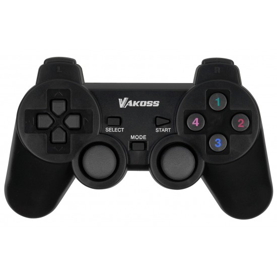 VAKOSS GAMEPAD WIRELESS WITH DUAL-SHOCK FUNCTION