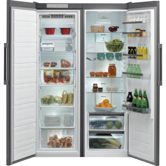 Whirlpool SW8 AM2Y XR 2 fridge Freestanding 364 L E Stainless steel