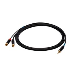 SSQ MiJRCA1 - cable mini stereo jack - 2x RCA, 1 metre